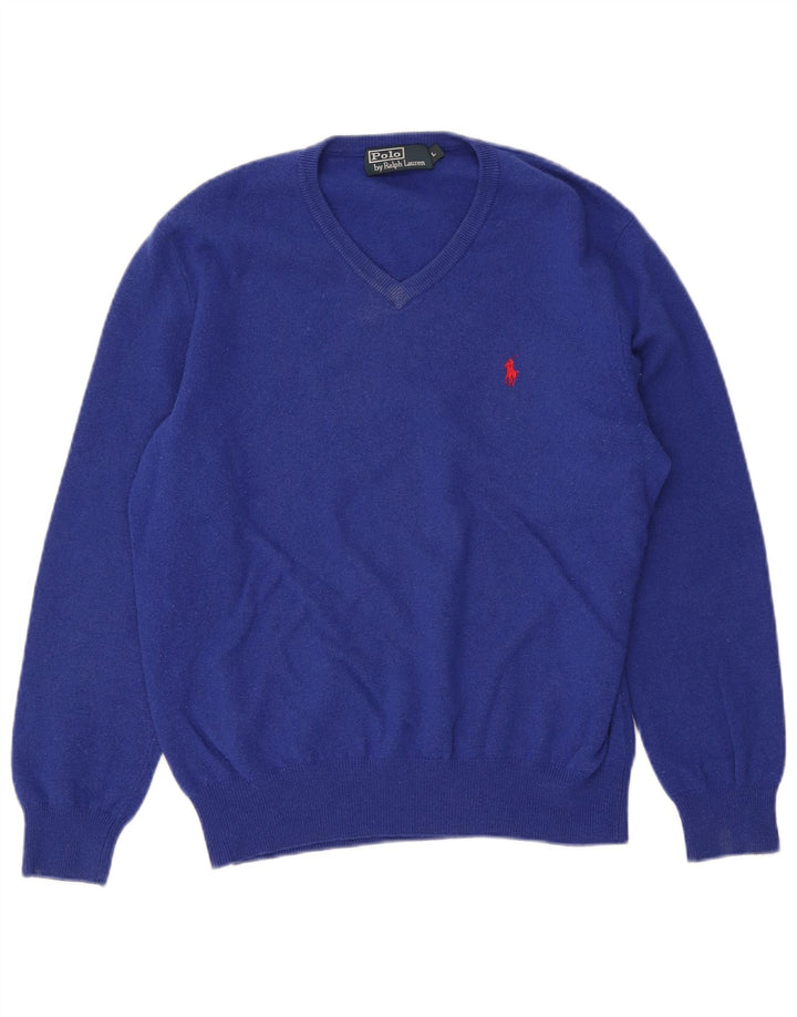 Polo Ralph Lauren Herre V-hals sweater stor blå