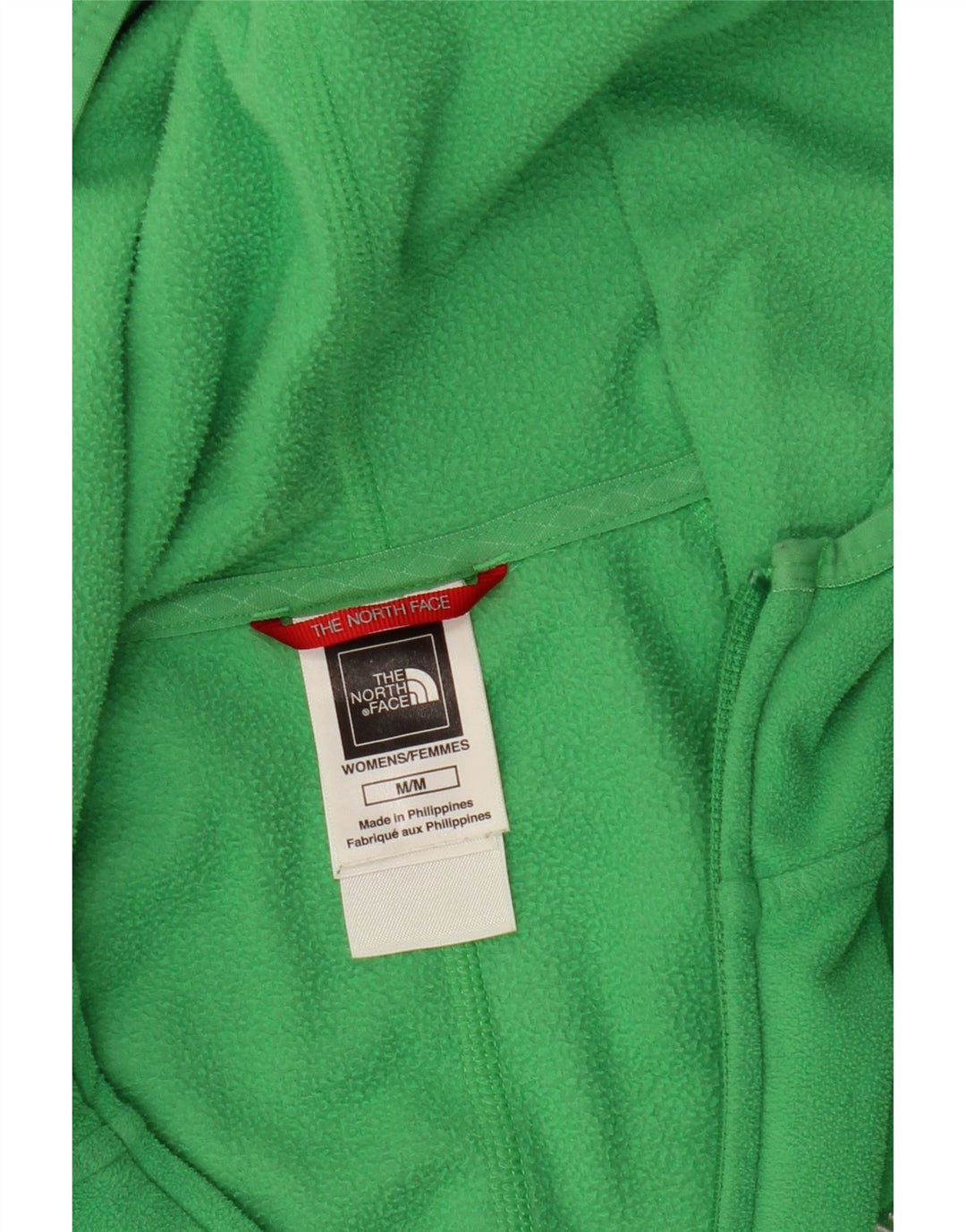 The North Face Fleecejakke med hætte til kvinder UK 14 Medium Green Polyester