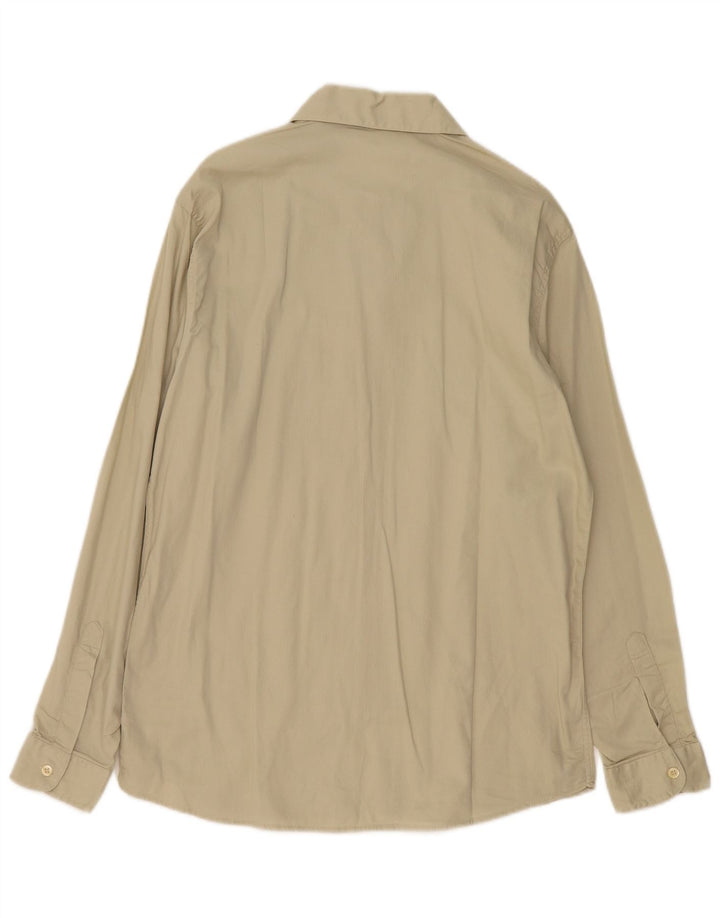 VINTAGE Herreskjorte Medium Beige Bomuld