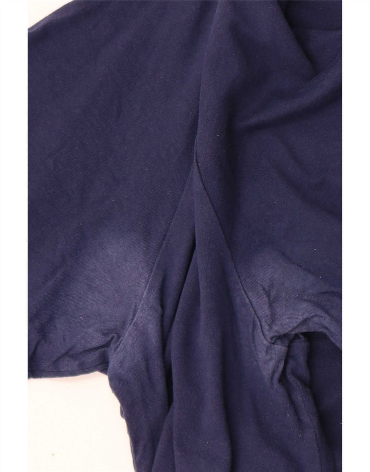 Nike Herre T-shirt Top Medium Marineblå Bomuld
