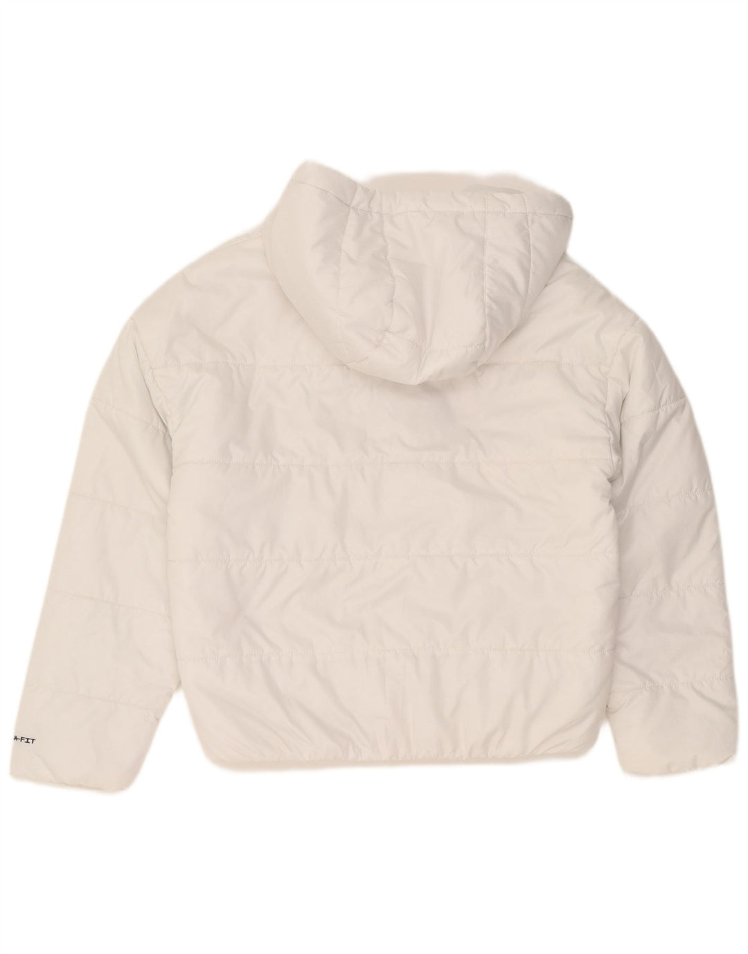 Nike Dame Therma-Fit Hætte Oversized Polstret Jakke UK 10 Small White