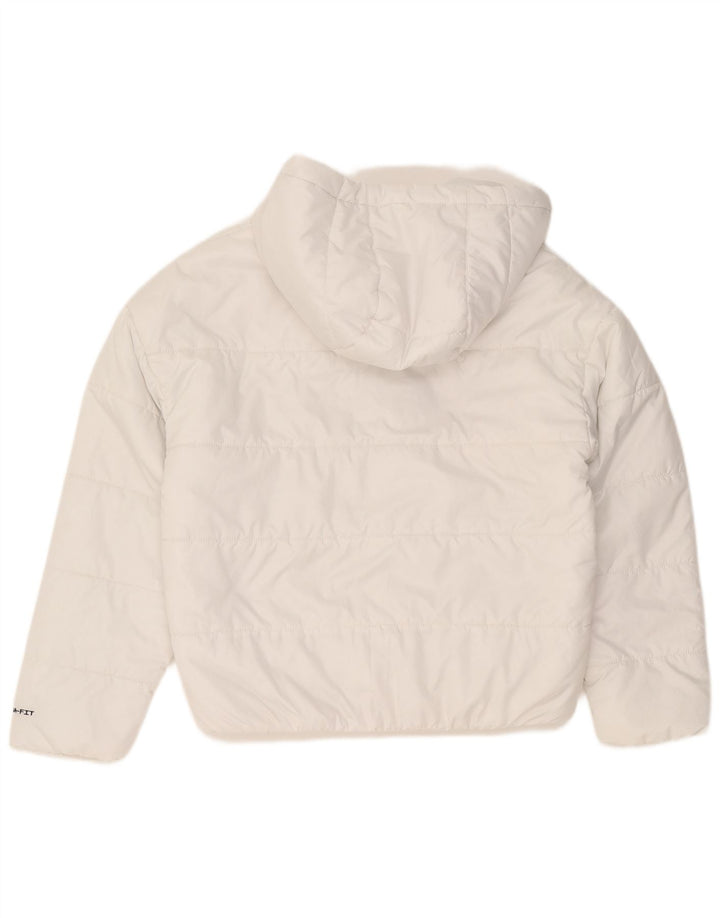Nike Dame Therma-Fit Hætte Oversized Polstret Jakke UK 10 Small White