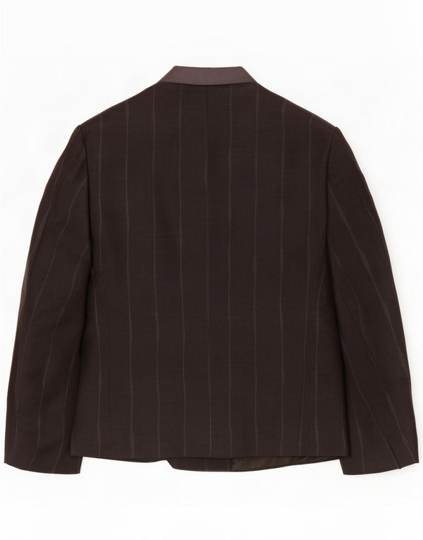 Emani By Englert Dame Blazer Jacket UK 16 Stor Sort Stribet