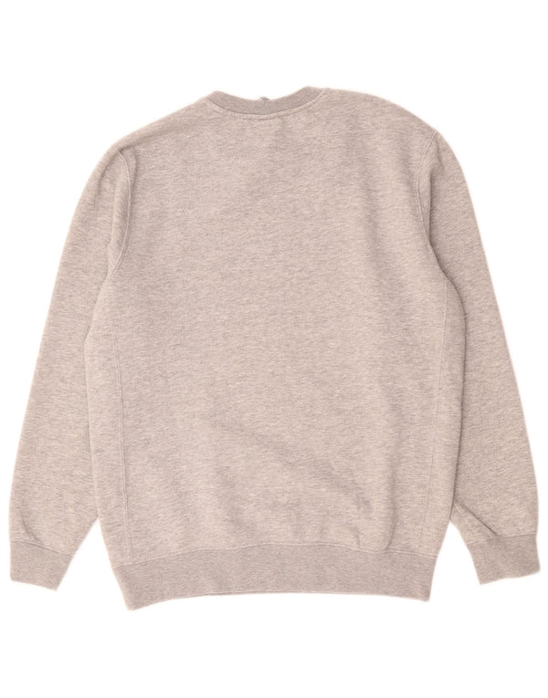 Nike Herre grafisk sweatshirt Jumper Medium Grå Bomuld