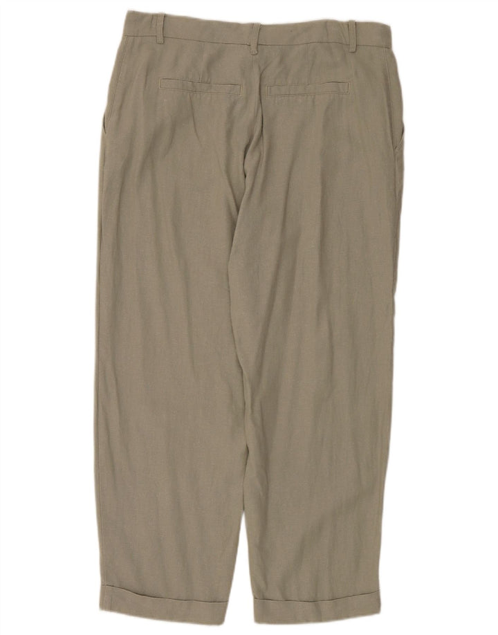 Zara Lige Chinobukser til kvinder EU 40 Medium W30 L27 Khaki