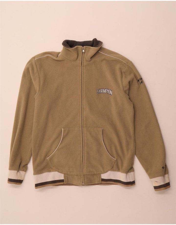 Champion Dame Fleecejakke UK 18 XL Khaki Colourblock Polyester