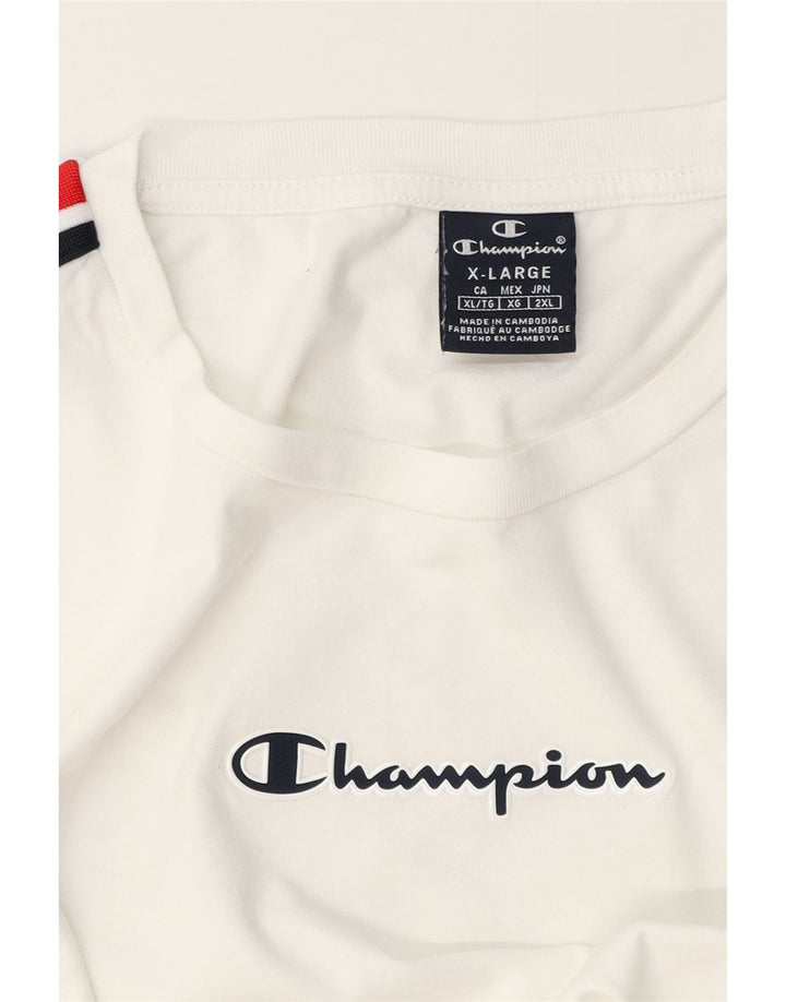Champion Herre T-Shirt Top XL Hvid