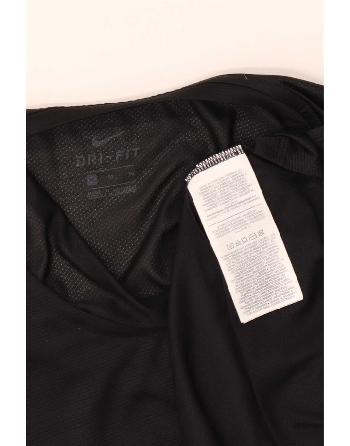 Nike Herre Dri Fit Vest Top XL Sort nålestribet polyester