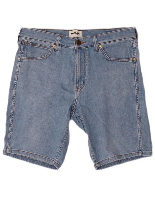 Wrangler Denim Shorts til mænd W32 Medium Blue Bomuld