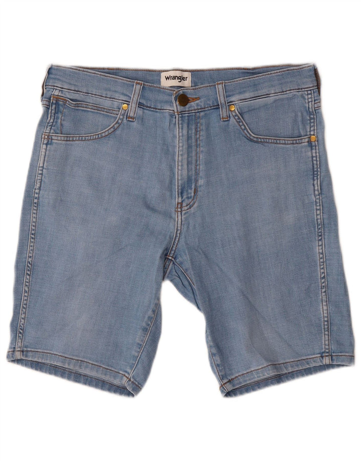 Wrangler Denim Shorts til mænd W32 Medium Blue Bomuld