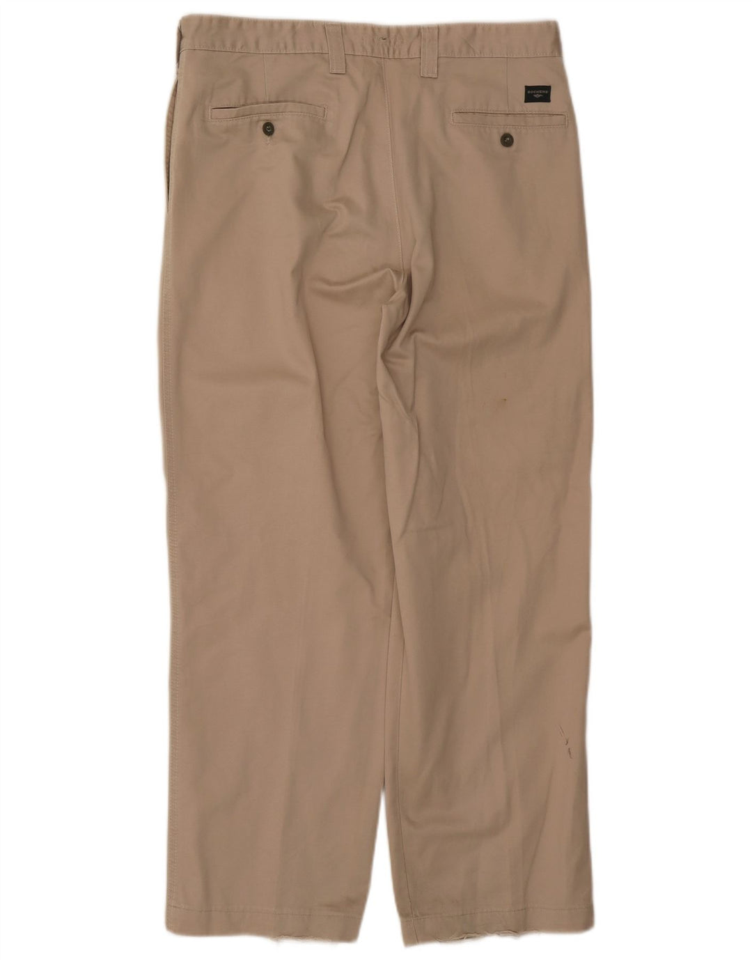 DOCKERS Mens Khakis Straight Chino Trousers W36 L29 Beige