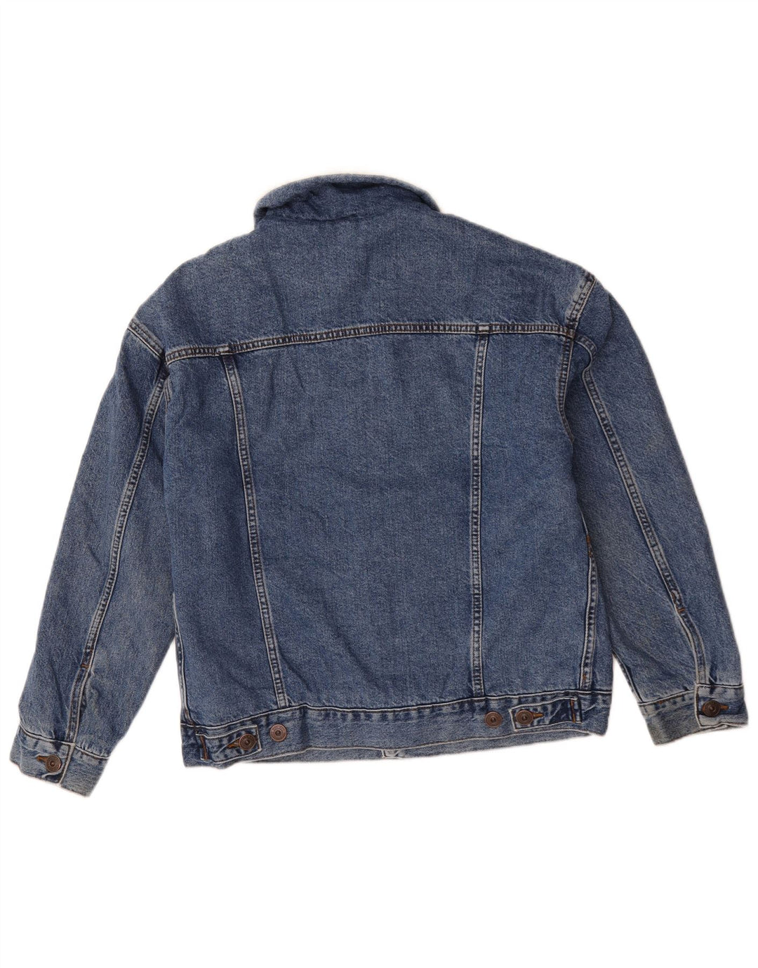 BDG Herre Sherpa Denimjakke UK 34 XS Blå Bomuld