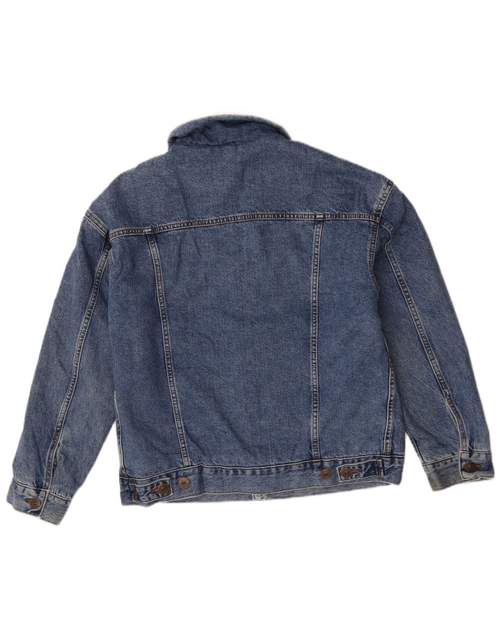 BDG Herre Sherpa Denimjakke UK 34 XS Blå Bomuld