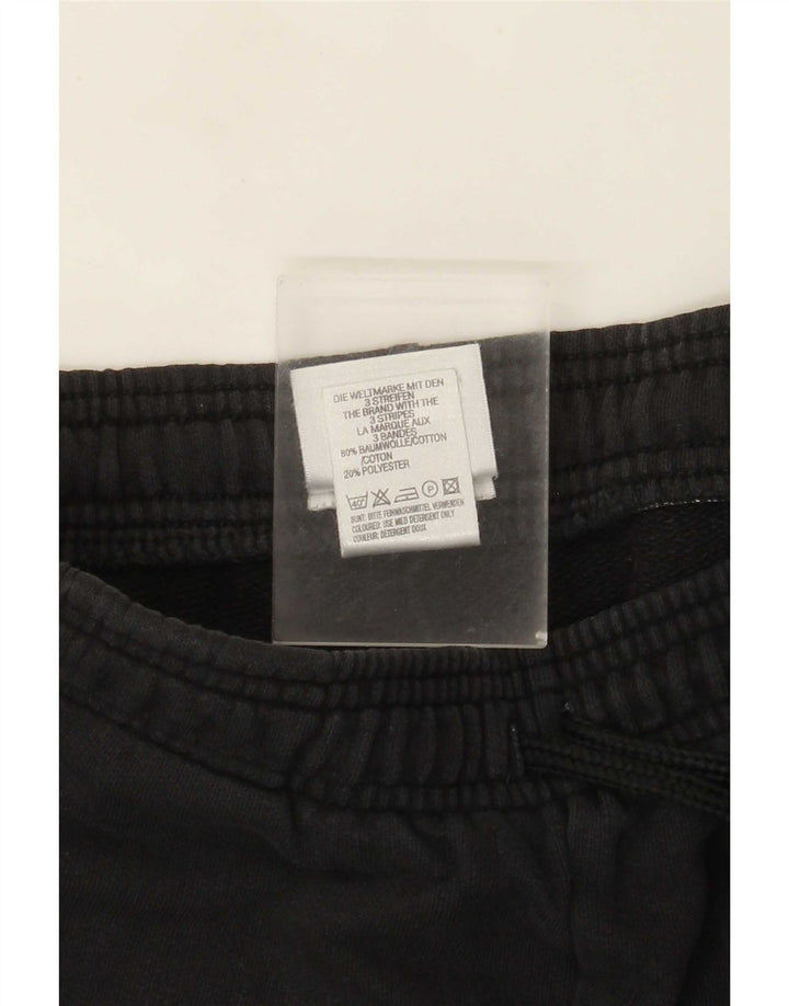 Adidas Træningsdragtsbukser til kvinder UK 12 Medium Sort Bomuld