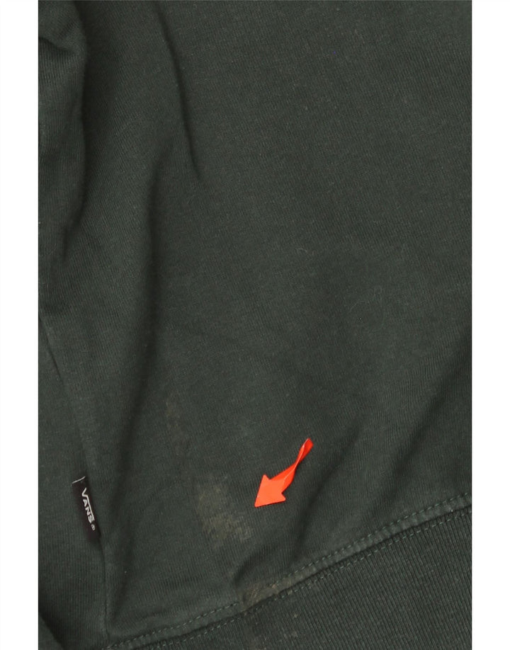 Vans Grafisk hættetrøje til mænd XL Grøn bomuld