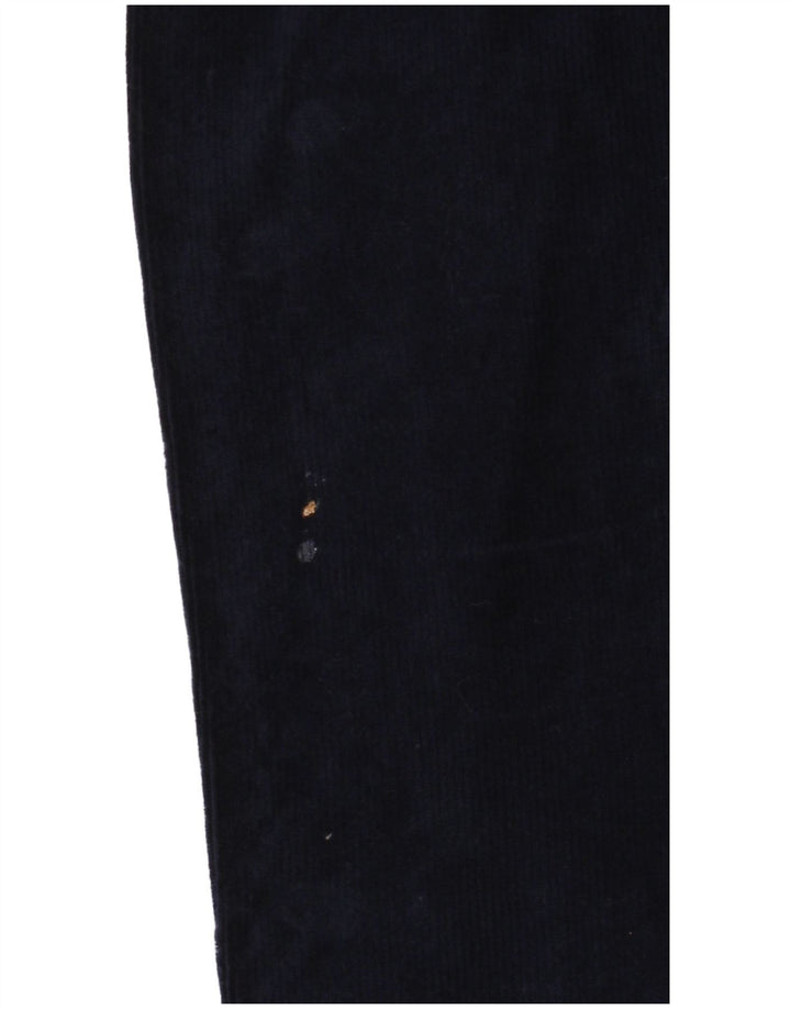 Marks & Spencer Womens Leggings UK 16 Large Navy Blue Cotton
