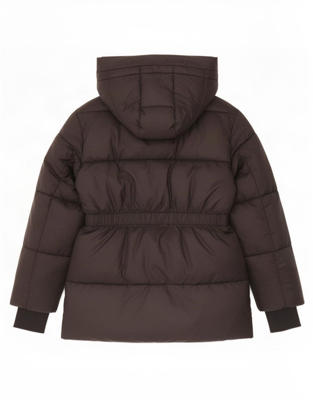 Gap Dame Hætte Oversized Polstret Jakke UK 10 Small Black Polyester