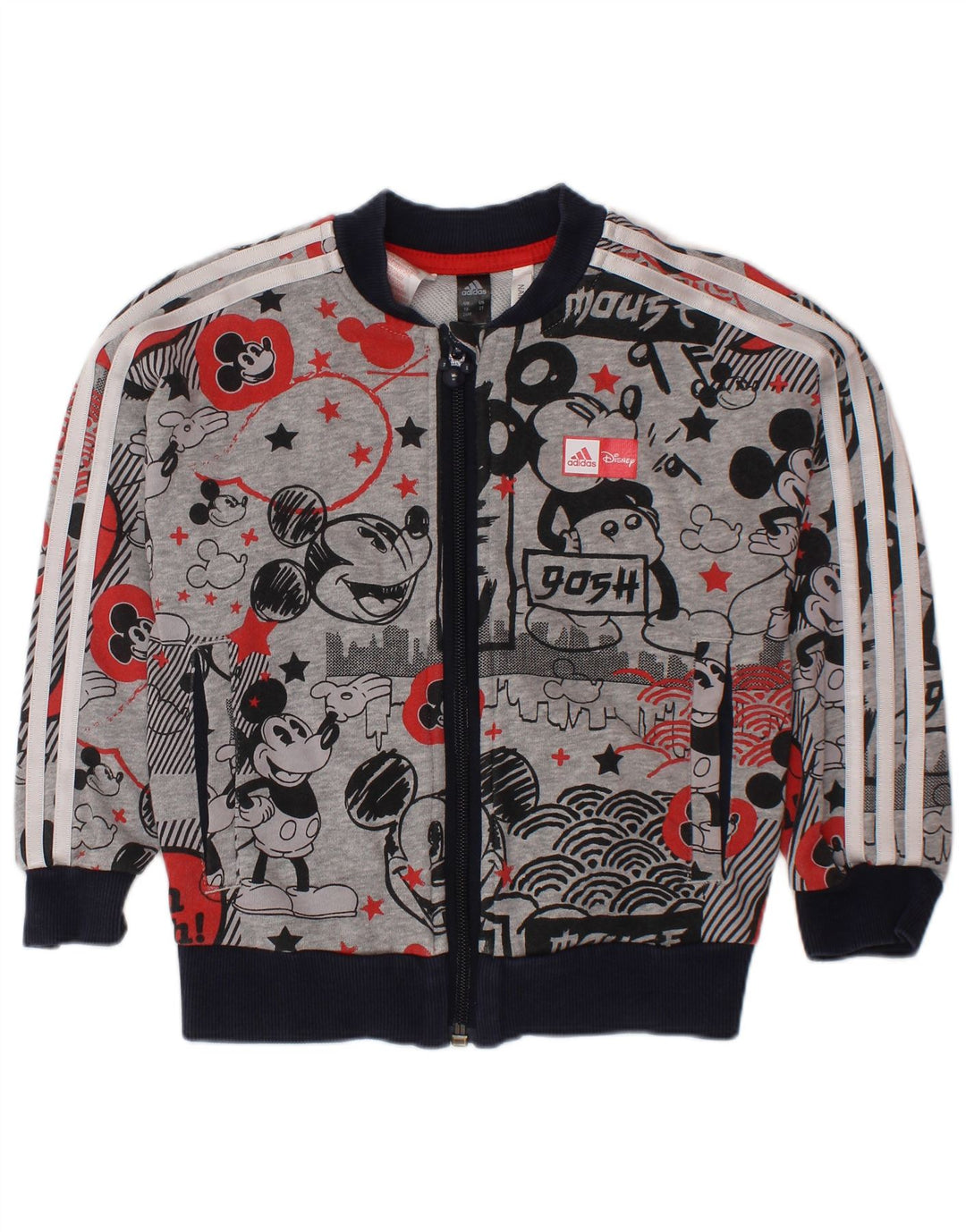 ADIDAS Baby Boys Mickey Mouse træningsdragt topjakke 18-24 måneder grå