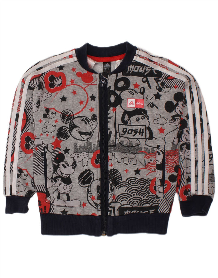 ADIDAS Baby Boys Mickey Mouse træningsdragt topjakke 18-24 måneder grå