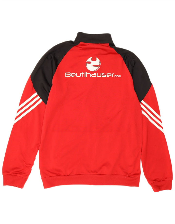 Adidas Herre grafisk træningsdragt Topjakke Medium Rød Colourblock Polyester