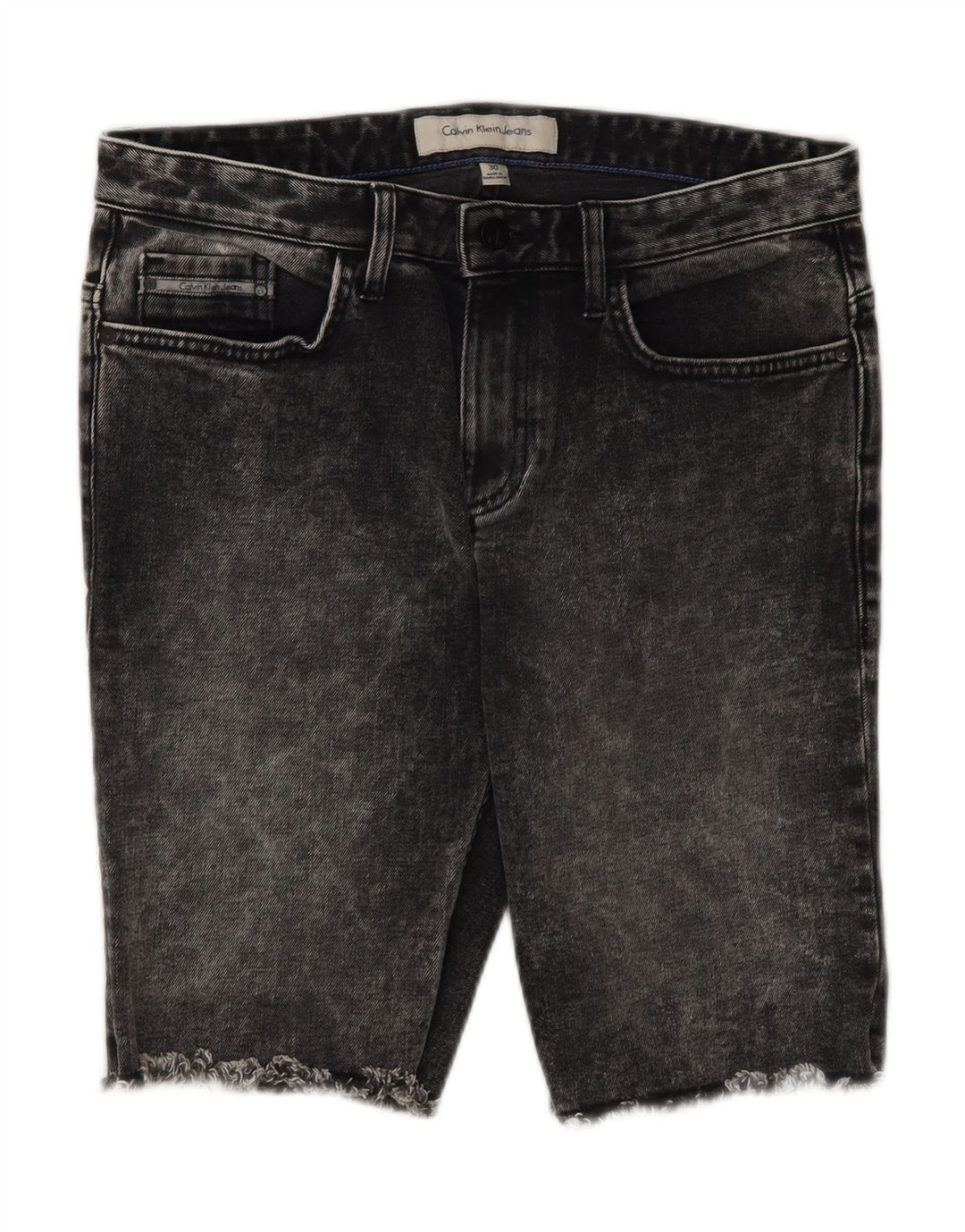 Calvin Klein Herre Denim Shorts W30 Mellemgrå Bomuld