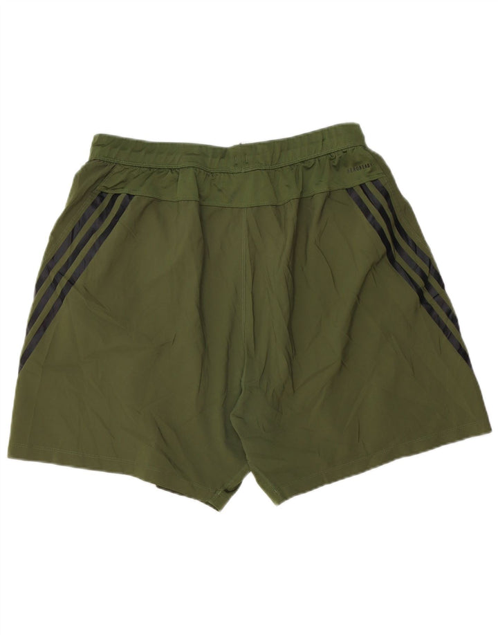 ADIDAS Aeroready Sportsshorts til mænd XL Grøn polyester