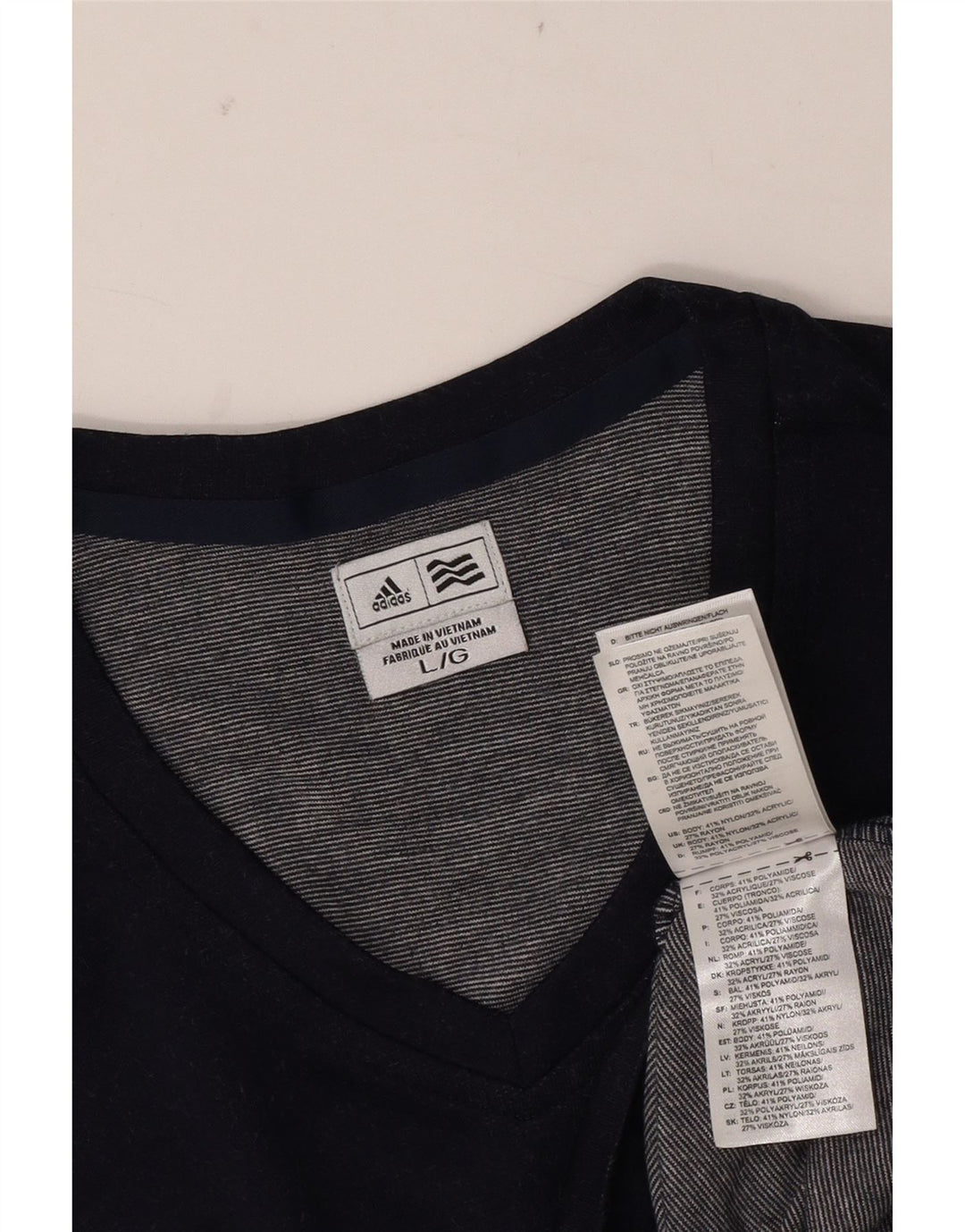 Adidas Vest Tank Top Stor Marineblå Nylon