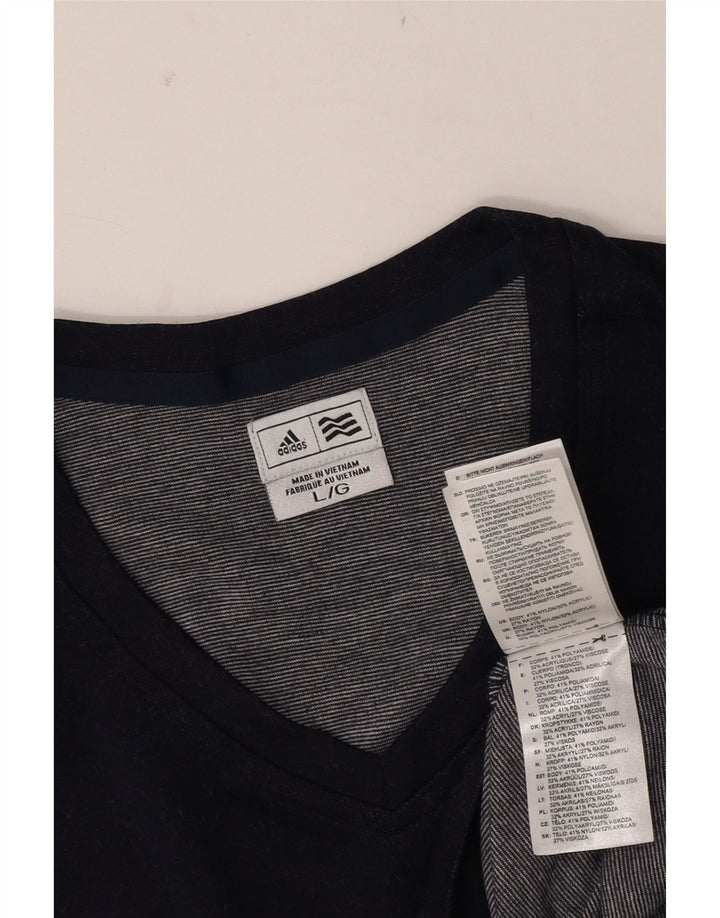 Adidas Vest Tank Top Stor Marineblå Nylon