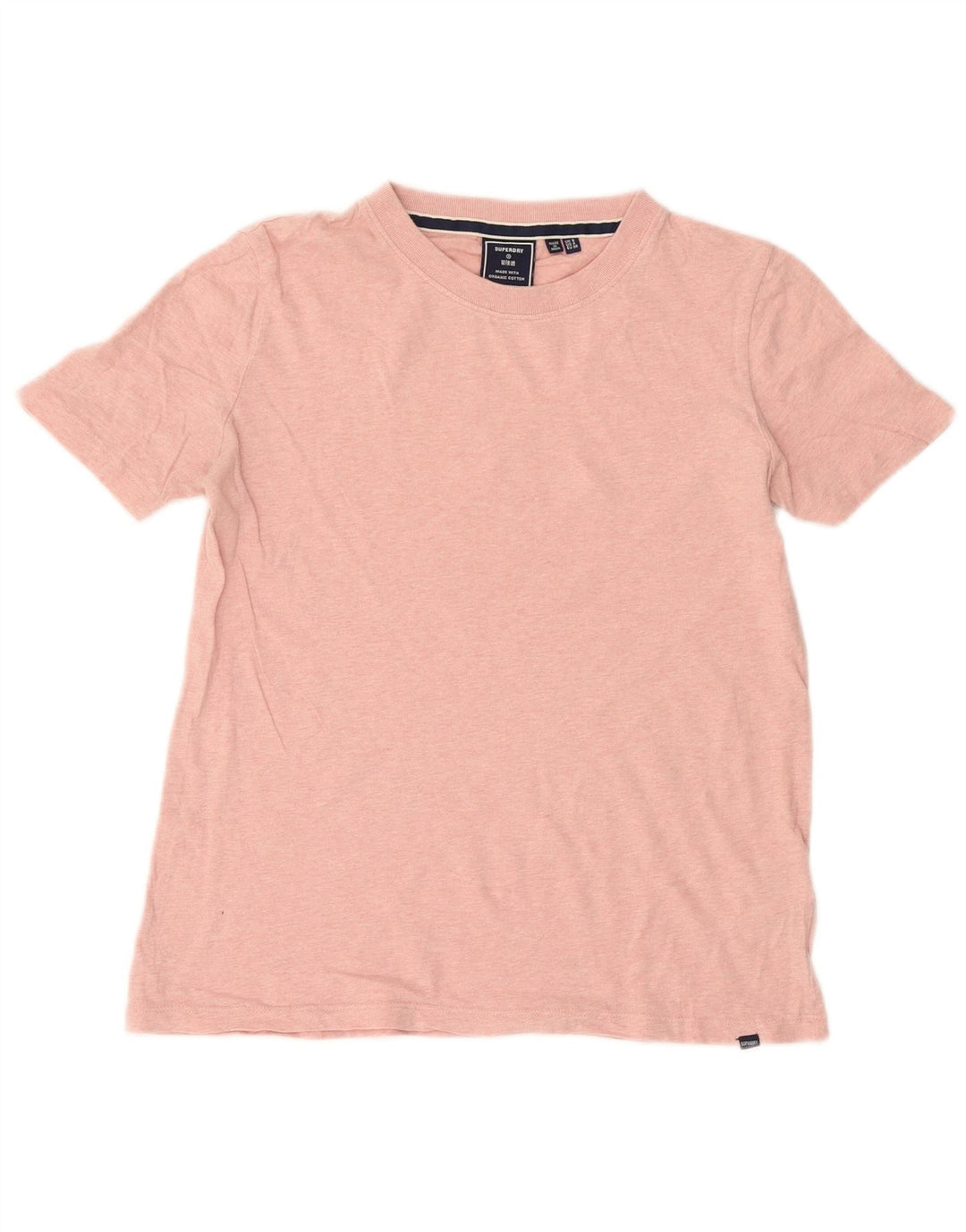 Superdry T-shirt top til kvinder UK 8 Small Pink Bomuld