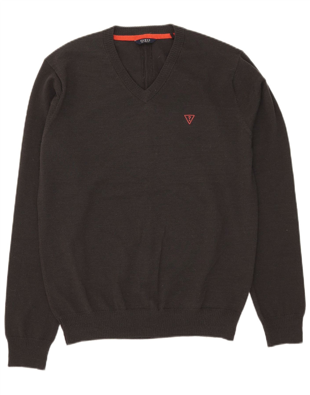 Guess Herre V-hals sweater Medium Grå Akryl
