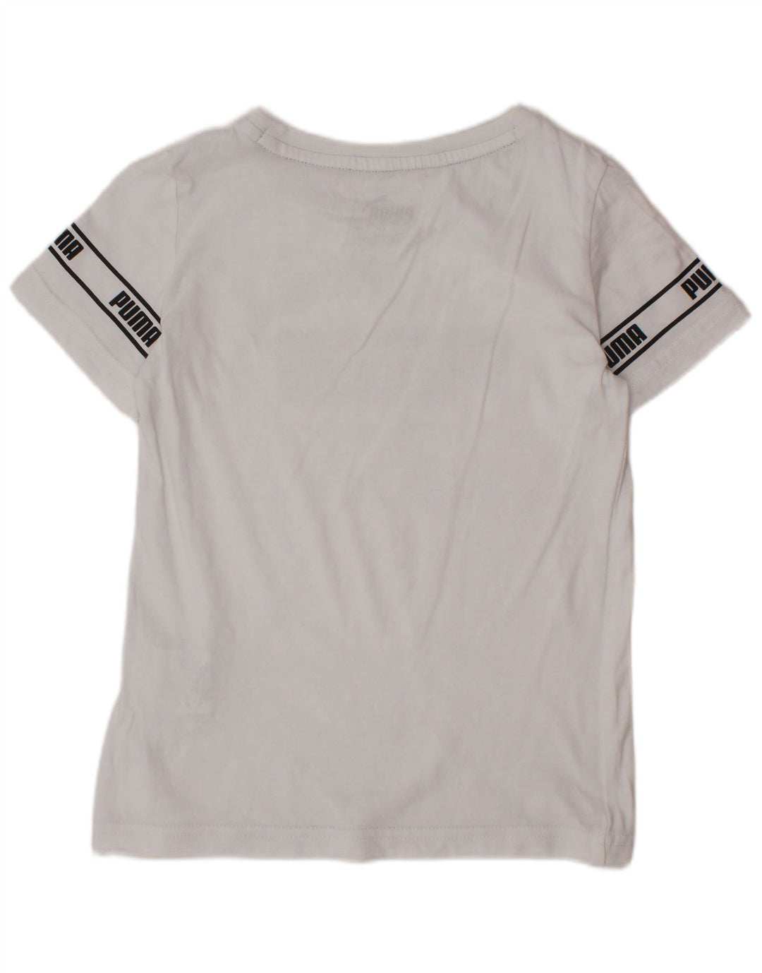 PUMA drenge grafisk t-shirt top 4-5 år hvid bomuld