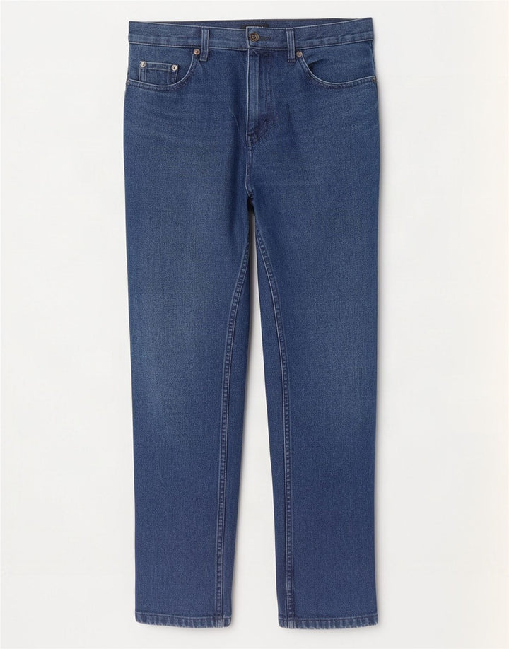 Pierre Cardin Herre Regular Fit Straight Jeans W30 L30 Blå Bomuld