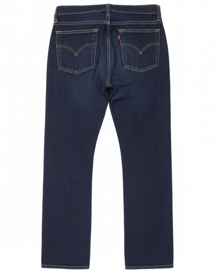 Levi's lige jeans til kvinder W29 L28 Marineblå bomuld
