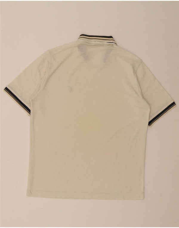 AUSTRALIAN L'ALPINA Poloshirt til mænd IT 48 Medium Beige Stribet