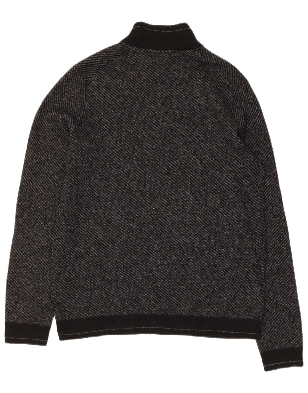 Ted Baker Dame sweater med lynlås-hals str. 4 Large Grå uld