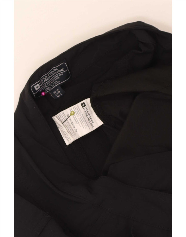 Mountain Warehouse Dame Cargo Trousers UK 10 Small W28 L28 Black