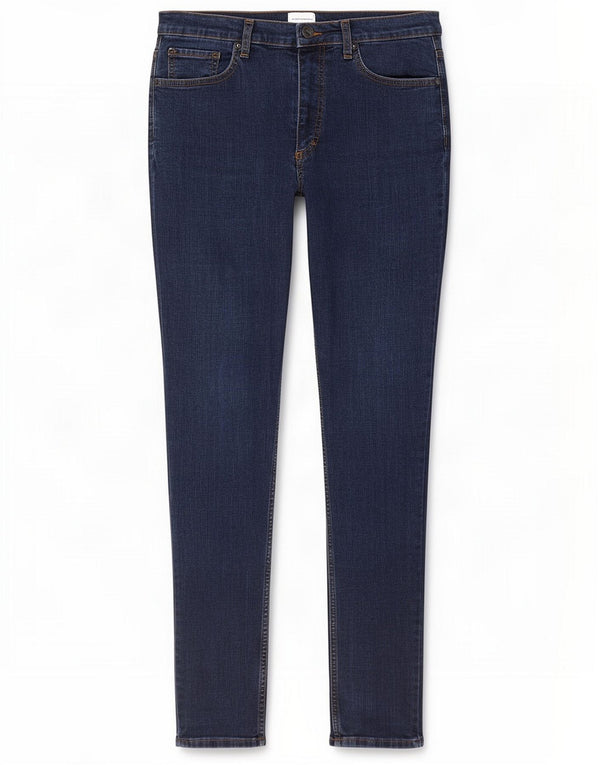 French Connection Womens Skinny Jeans UK 14 Medium W30 L30 Navy Blue Cotton