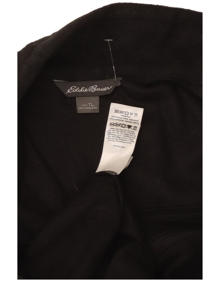Eddie Bauer Herre Fleece Gilet UK 40 Large Black Polyester
