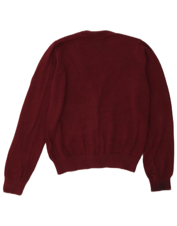 Marks & Spencer Girls Cardigan sweater 9-10 år Bourgogne bomuld