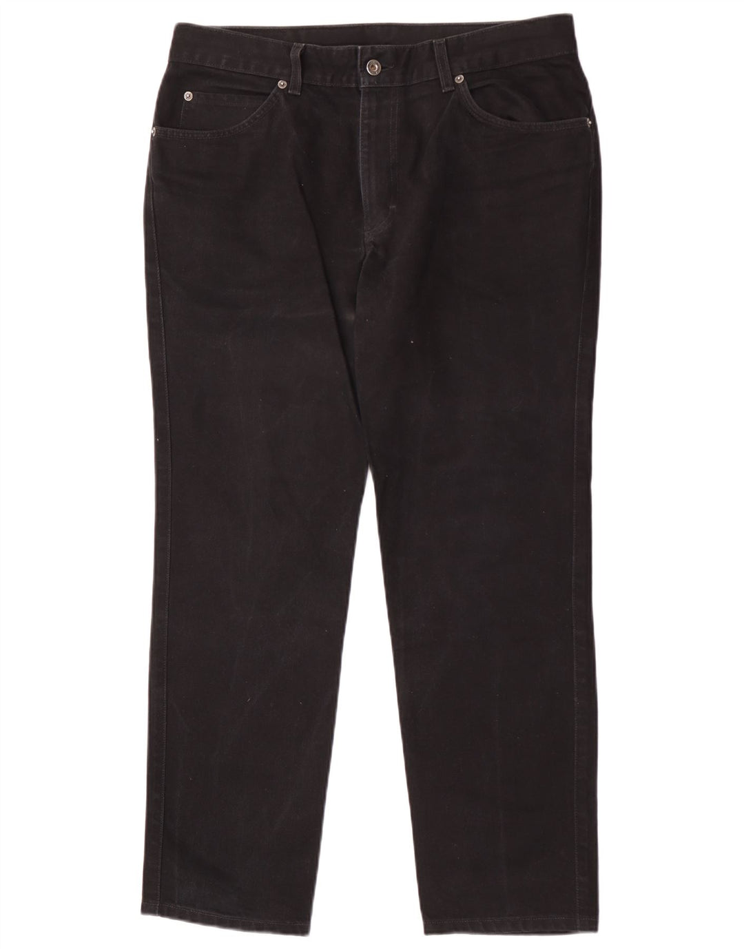 Mustang Straight Jeans til mænd W36 L30 Sort bomuld