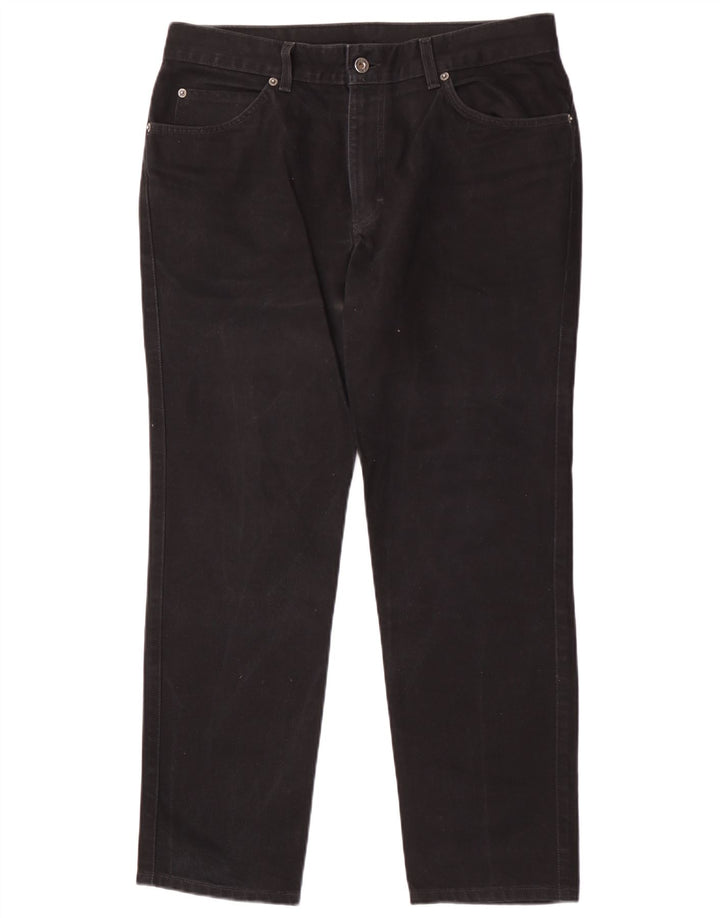 Mustang Straight Jeans til mænd W36 L30 Sort bomuld