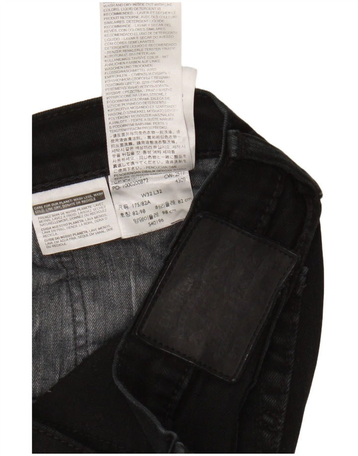Levi's Herre 511 Slim Jeans W32 L32 Sort Bomuld