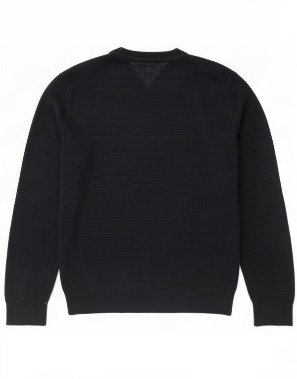 Tommy Hilfiger Herre Crew Neck Jumper Sweater XL Navy Blue Bomuld