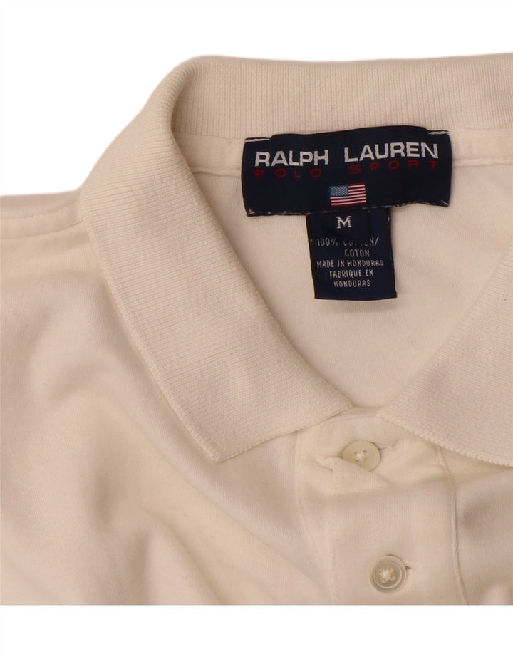 Ralph Lauren Herre poloshirt Medium hvid bomuld