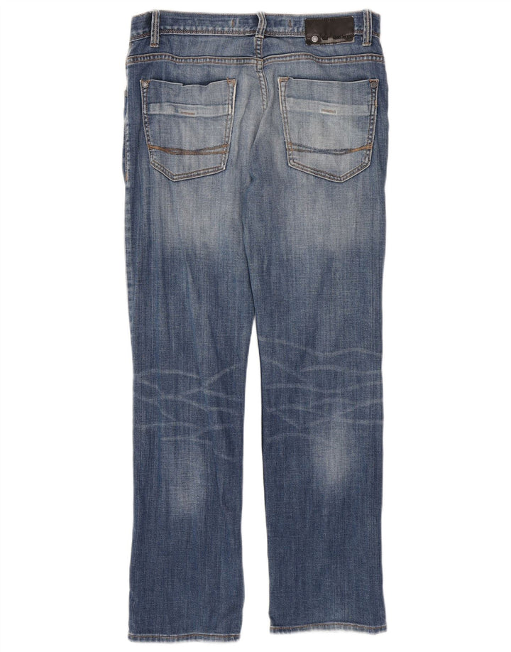 Calvin Klein Straight Jeans til mænd W31 L30 Blå Bomuld