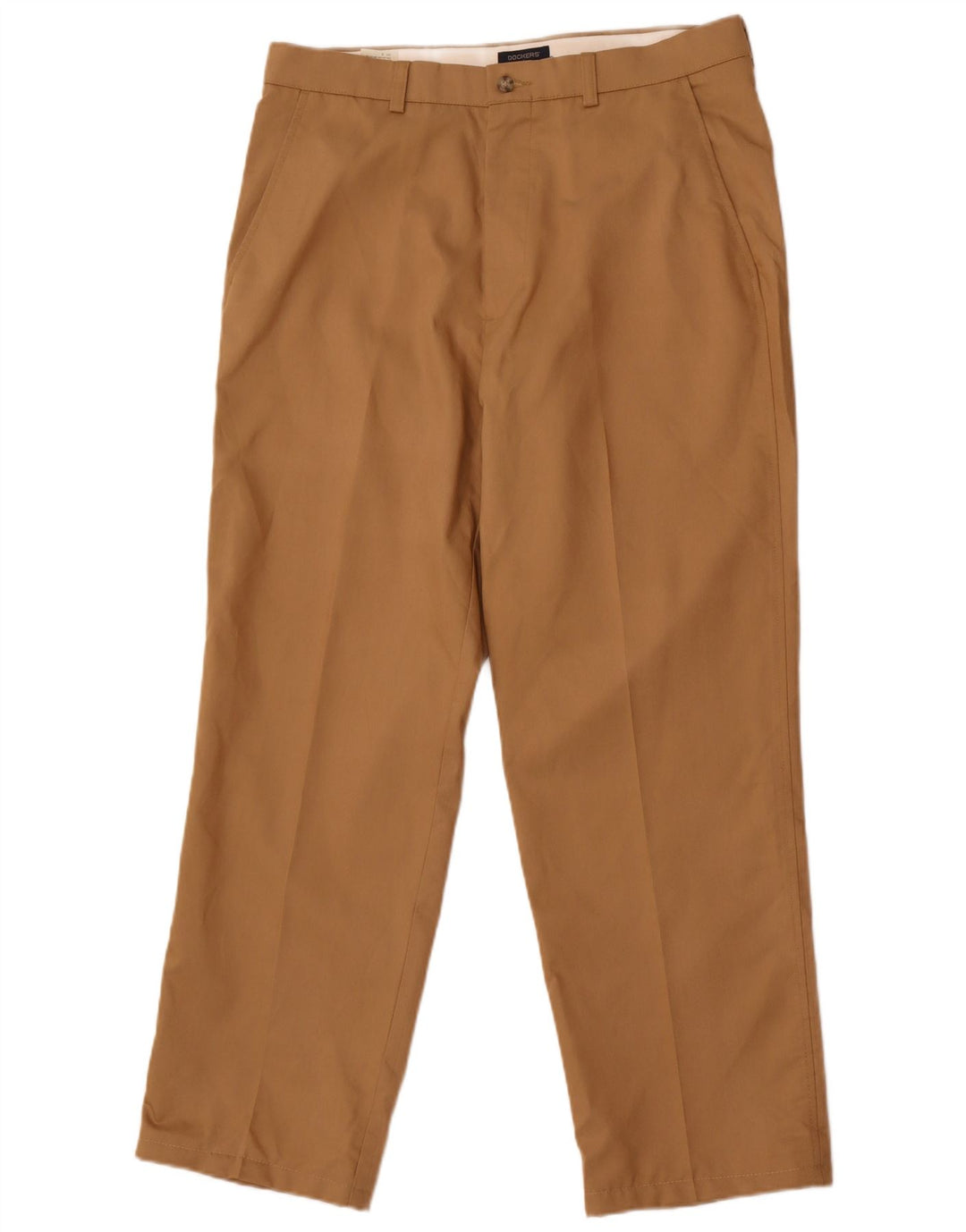 Dockers Straight Chino Bukser til mænd W34 L32 Beige Polyester