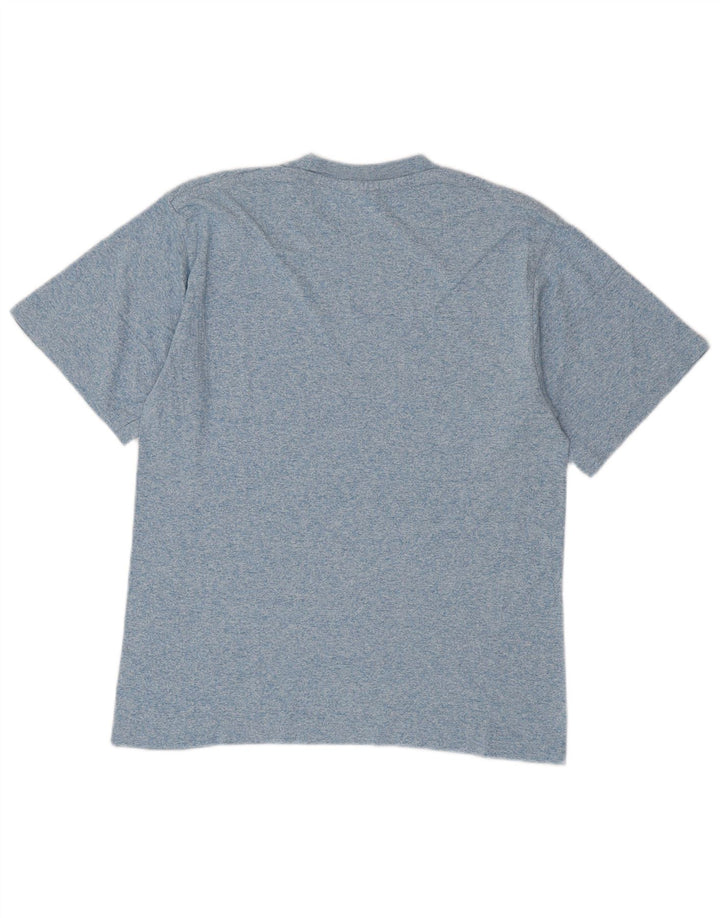 Champion Herre grafisk T-shirt Top Lille Blå Flecked Bomuld