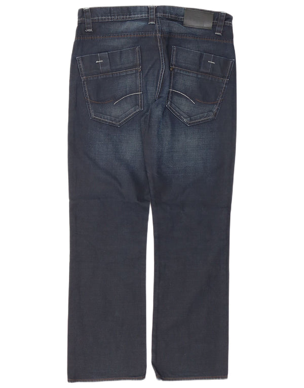 JACK & JONES Straight jeans til mænd W34 L30 Marineblå