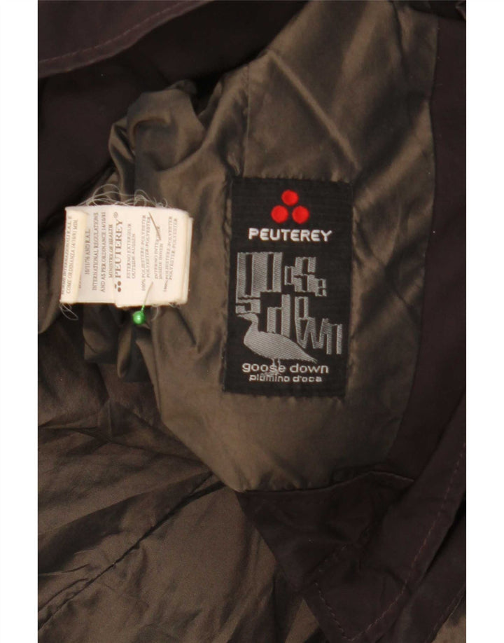 PEUTEREY Polstret jakke til kvinder UK 18 XL Brun polyester