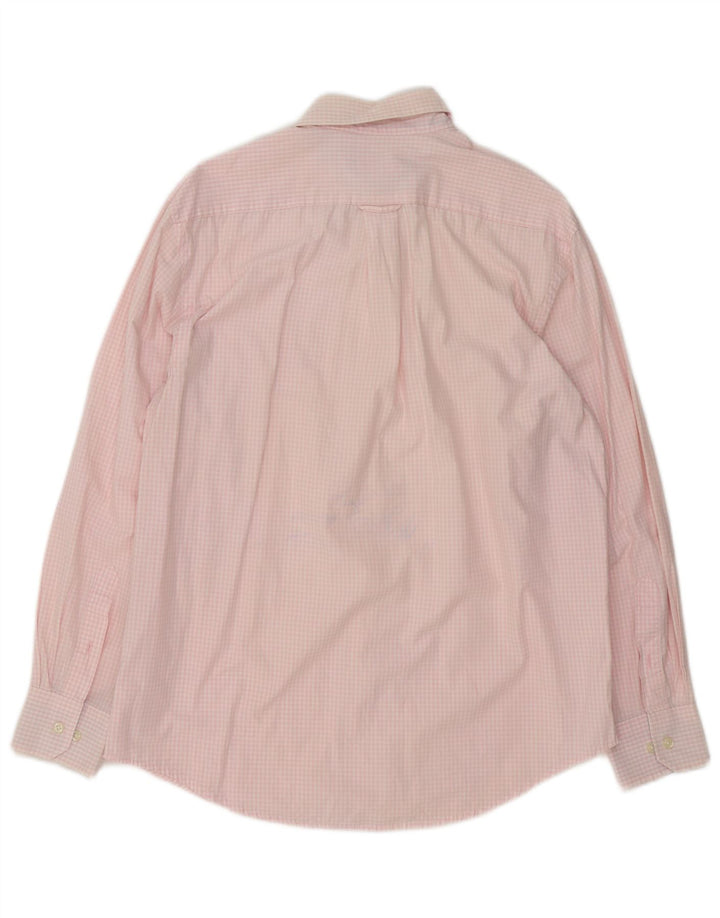 Izod Herreskjorte Medium Pink Gingham Bomuld